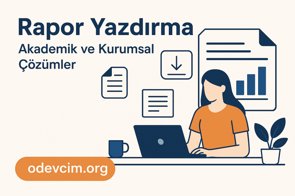 Rapor Yazdırma Akademik ve Kurumsal Çözümler | Ödevcim (Ücretli Soru Çözdürme)