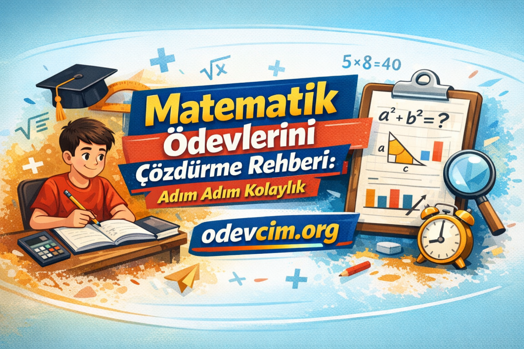 Matematik Ödevlerini Çözdürme Rehberi | Ödevcim (Ücretli Soru Çözdürme)